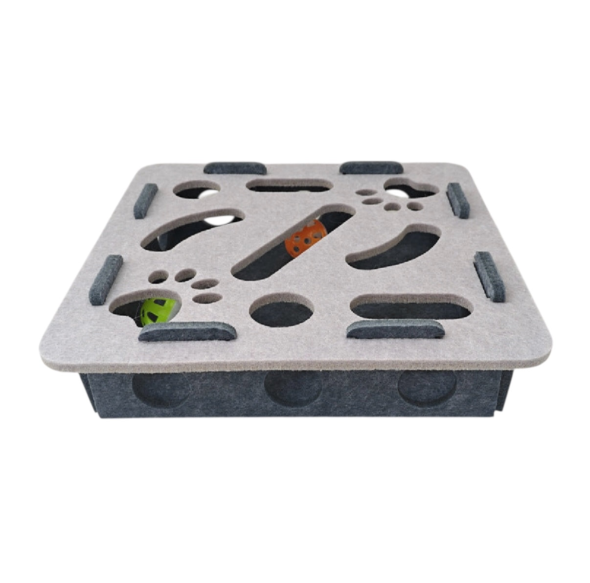 Interactive Felt Cat Maze Box