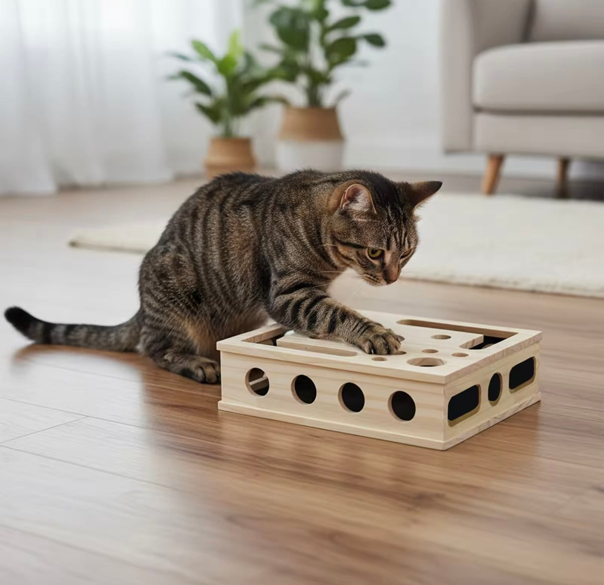 Cat Enrichment Nail File Box