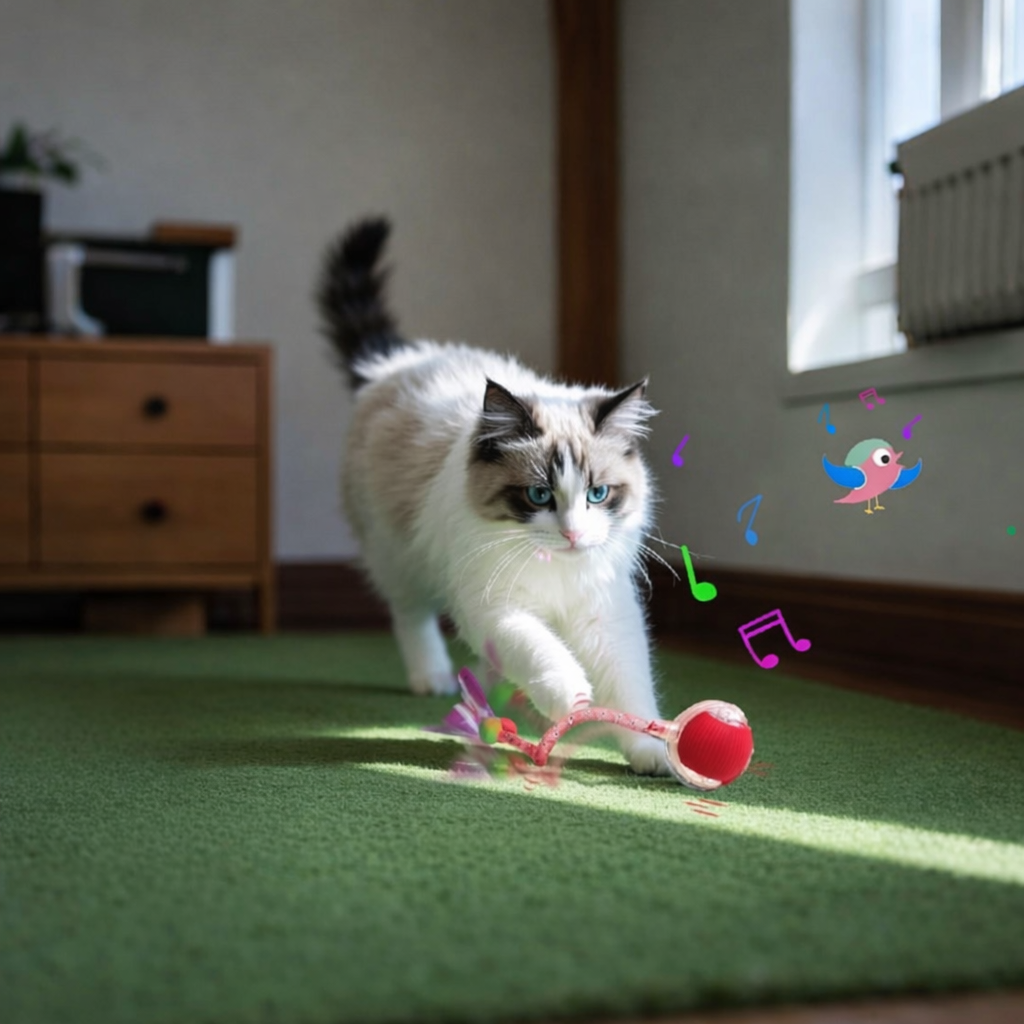 Automatic Cat Teaser Ball