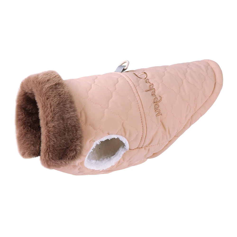 Waterproof Fleece Dog Jacket